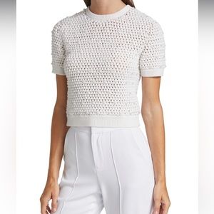 Alice + Olivia Ciara Pearl Top